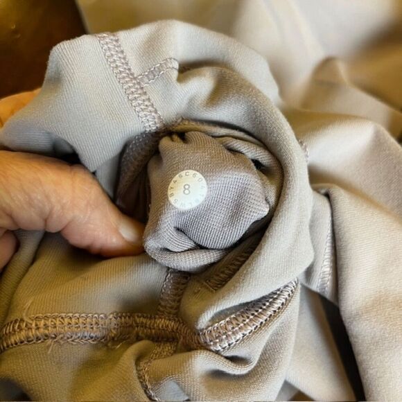 Lululemon Wunder Under Pant (High-Rise) *Tech Mesh 28" Dark Chrome 8 - Picture 12 of 13